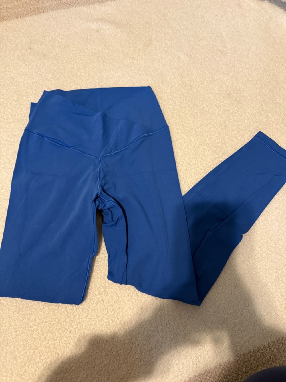 High-Rise Royal Blue Women's Leggings